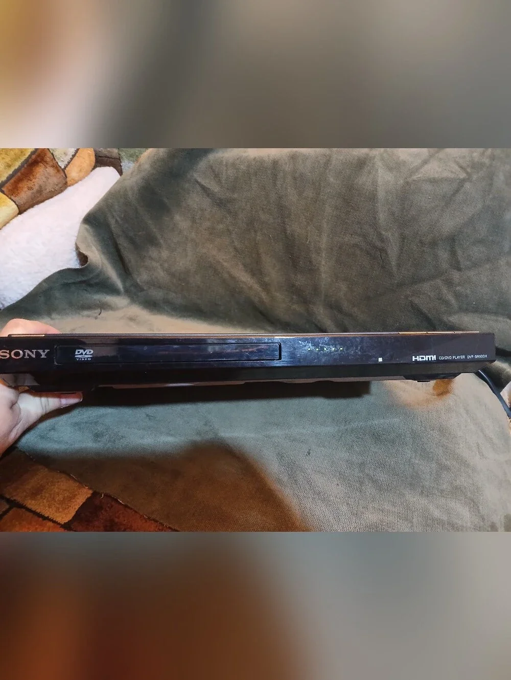 Sony Black DVD Player with HDMI DVP-SR500H
